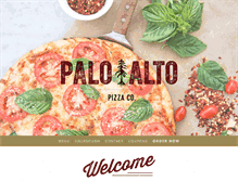 Tablet Screenshot of paloalto-pizza.com